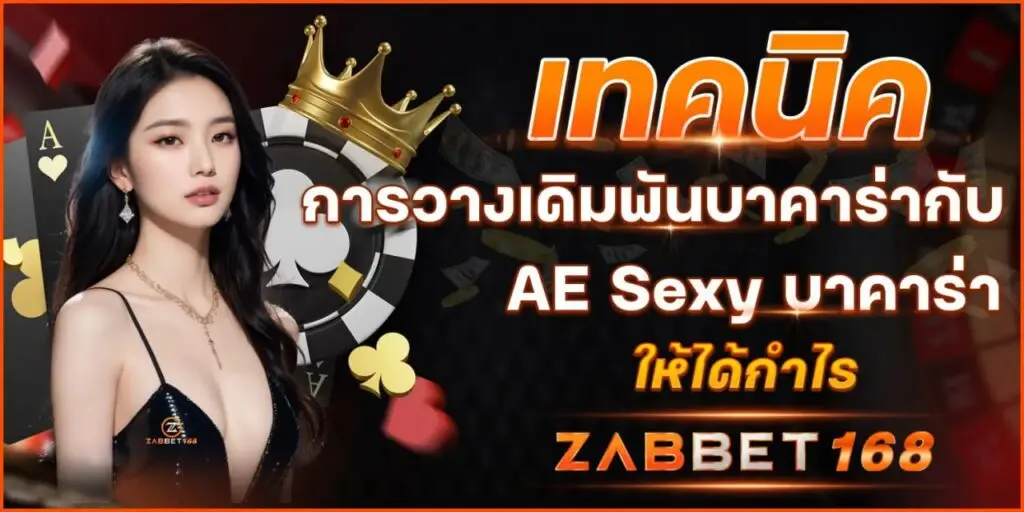 AE Sexy บาคาร่า เทคนิคการวางเดิมพันบาคาร่ากับให้ได้กำไร